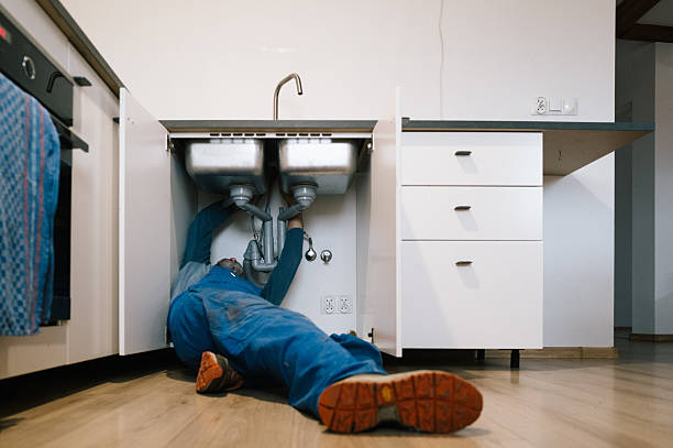 Professional Plumbing technician working in Oley, PA